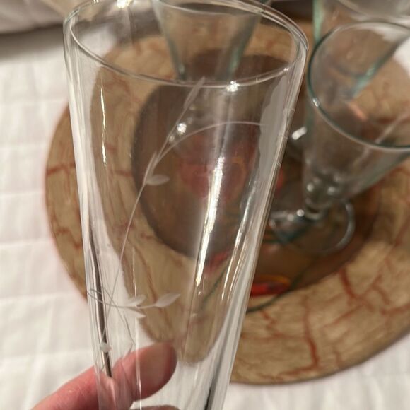 Princess House set of 4 Finely Crafted Crystal Glasses - Picture 4 of 16